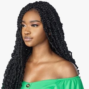 Hand Braided Swiss Lace Front Wig - Passion Twist 28